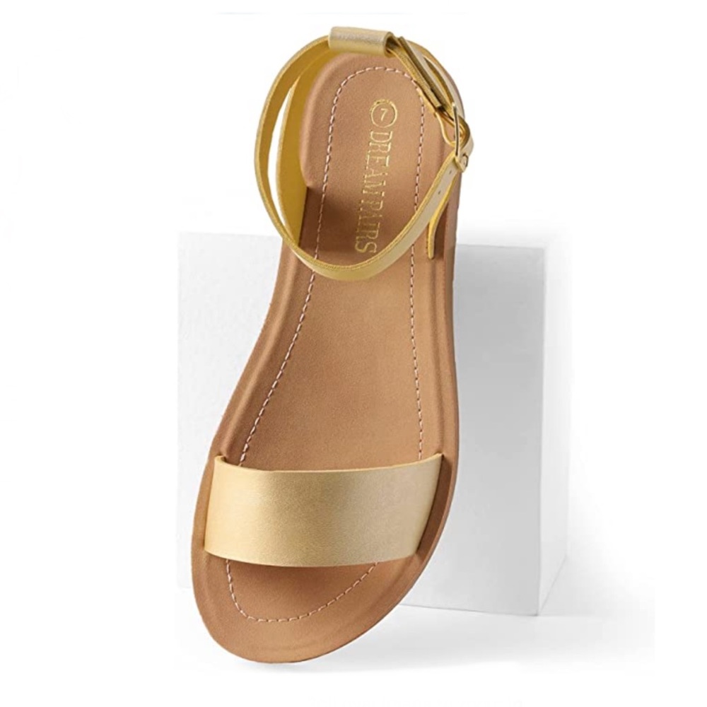 🆕 Open Toe Flat Sandals - Picture 8 of 8